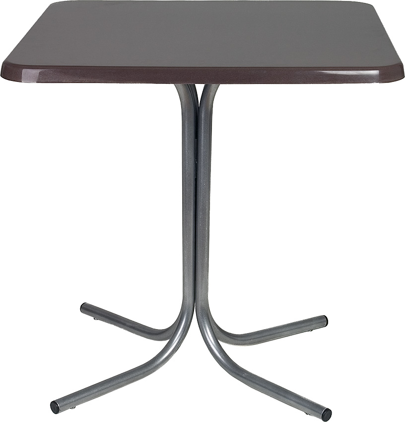 Стол обеденный квадратный 600х600 мм, на металлокаркасе